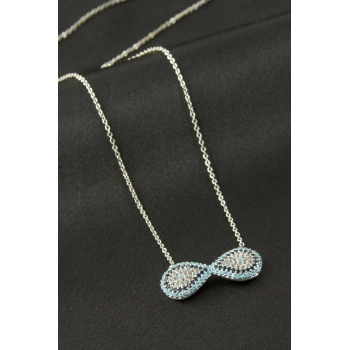 Sonsuzluk Zirkon Taşlı Kolye