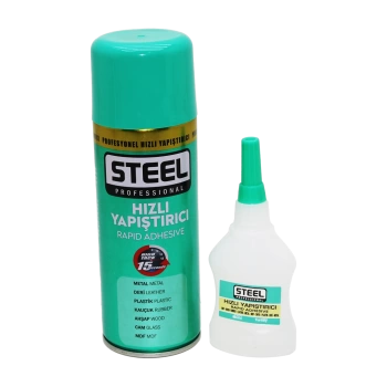 STEEL 400ML+60GR BÜYÜK HIZLI YAPIŞTIRICI (4887)