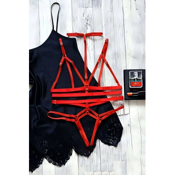 String - Sütyen Lastik Harness Takım - Brf144