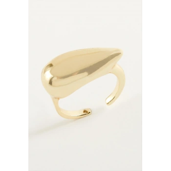 Su Damlası Metal Yüzük