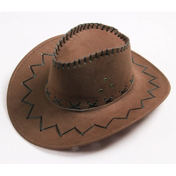 Süet Kovboy Şapkası Çocuk