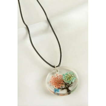 Sultan Otu Hayat Ağacı Epoksi Kolye