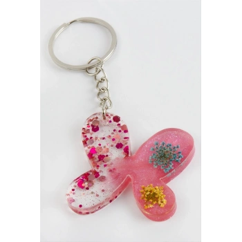 Sultan Otu Kelebek Epoksi Anahtarlık