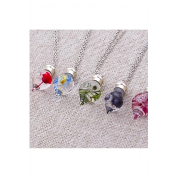 Sulu Fanus Canlı Kolye