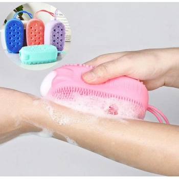Süngerli Silikon Banyo Kesesi