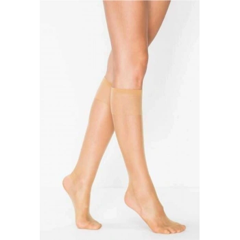 Süper Ince 15 den Mat Pantolon Çorabı Ten