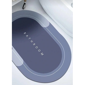 Süper Su Emici Kaymaz Tabanlı Banyo Paspası ( 40x60 )cm