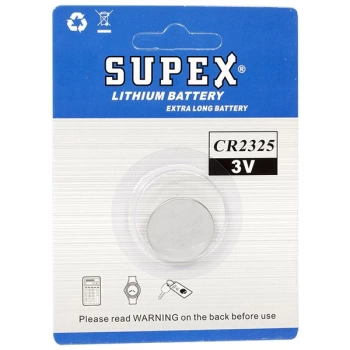 SUPEX CR2325 3V LİTYUM PİL TEKLİ (4887)