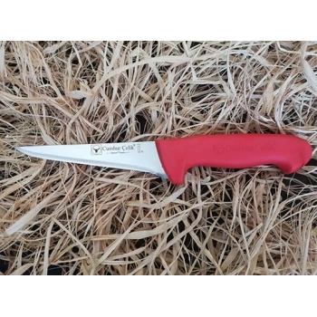 Sürmene Cumhur Çelik 61111 Kasap Sıyırma Bıçağı, 12,5 cm, Kaymaz Sap