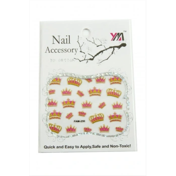 Taç Tırnak Aksesuarı Tattoo Sticker