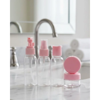 Taşınabilir 5’li Seyahat Kozmetik Şişe Seti 30 Ml Sızdırmaz