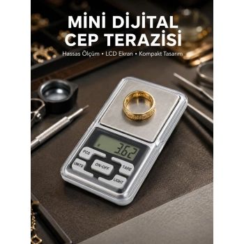 Taşınabilir Dijital Cep Terazisi 5 Ölçüm Birimli Yeni Nesil