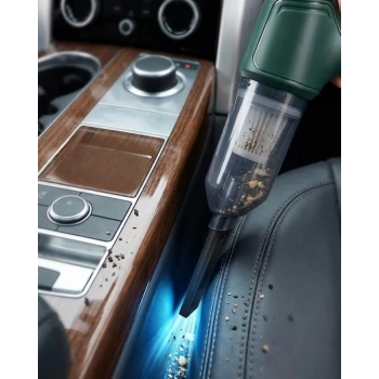 Taşınabilir Kablosuz Süpürge Kompakt Tasarım Güçlü Motor