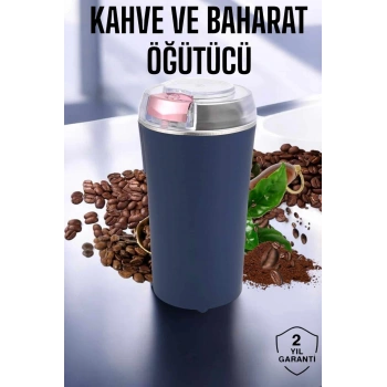 Taşınabilir Kahve & Baharat Öğütücü, Kolay Temizlenebilir Ve Uzun Ömürlü Paslanmaz Çelik