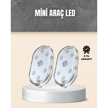 Taşınabilir Manyetik Mini Led Lamba 7 Renk Seçenekli