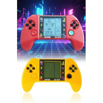 Taşınabilir Tetris Oyun Konsolu Renkli Retro Oyun Aleti Çocuklar İçin Eğlenceli Mini Konsol