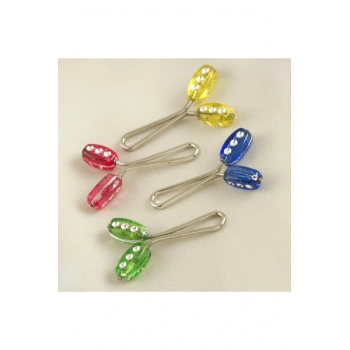 Taşlı Oval Klipsi Firkete