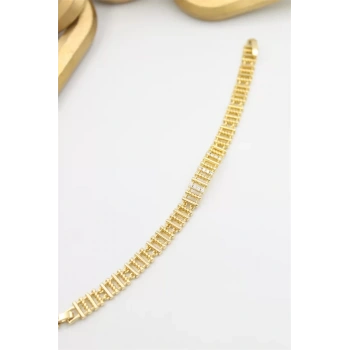 Taşlı Xuping Bileklik - Altın