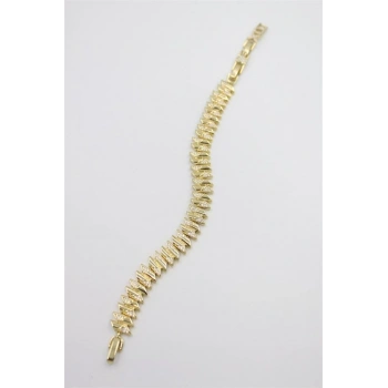 Taşlı Xuping Bileklik - Altın