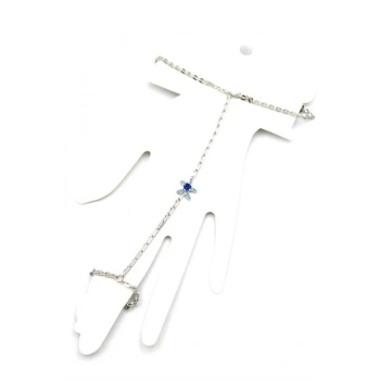 Taşlı Yıldız Şahmeran - Gümüş