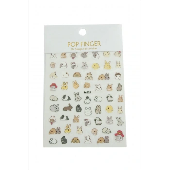 Tavşan Tattoo Dövme Sticker