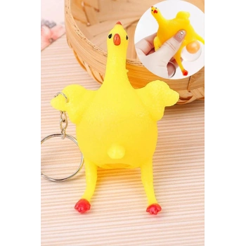 Tavuk Silikon Anahtarlık