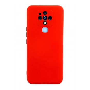 Tecno Camon 16 Kılıf Nano içi Kadife Silikon - Kırmızı