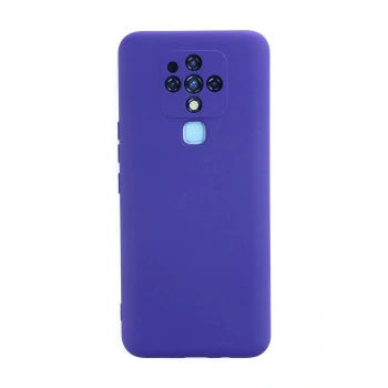 Tecno Camon 16 Kılıf Nano içi Kadife Silikon - Mor