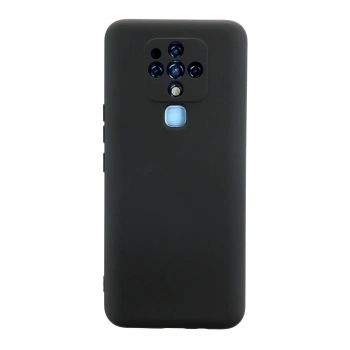 Tecno Camon 16 Kılıf Nano içi Kadife Silikon - Siyah