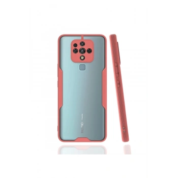 Tecno Camon 16 Kılıf Platin Silikon - Pembe