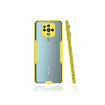 Tecno Camon 16 Kılıf Platin Silikon - Sarı