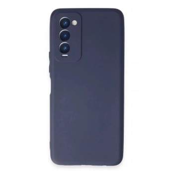 Tecno Camon 18 Kılıf First Silikon - Lacivert