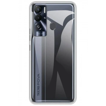 Tecno Pova Neo Kılıf Lüx Şeffaf Silikon