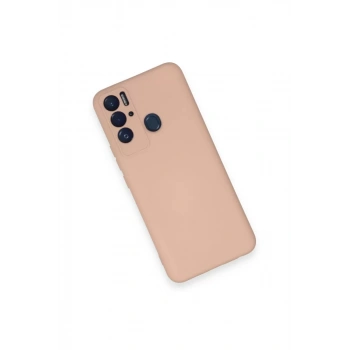 Tecno Pova Neo Kılıf Nano içi Kadife Silikon - Pudra