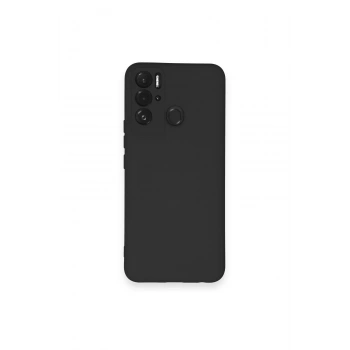 Tecno Pova Neo Kılıf Nano içi Kadife Silikon - Siyah
