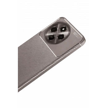 Tecno Spark 30 Pro Kılıf Auto Focus Karbon Kapak - Gri