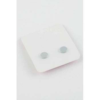 Tek Taş Mıknatıslı Cam Küpe ( 7 mm)