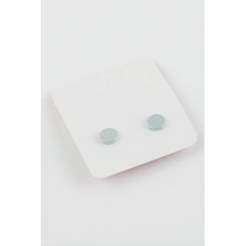 Tek Taş Mıknatıslı Cam Küpe ( 7 mm)