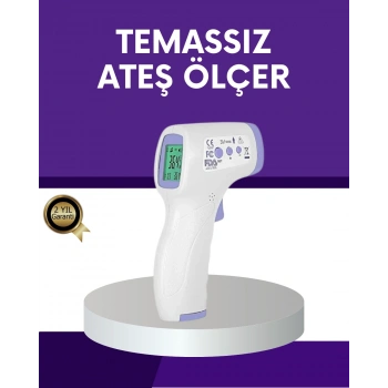 Temassız Ateş Ölçer Dijital Kızılötesi Termometre Hızlı Ölçüm
