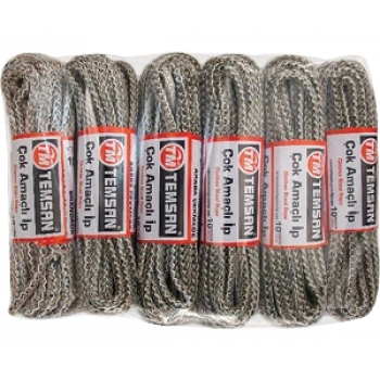 Temsan 10 mt Çok Amaçlı İp 12li