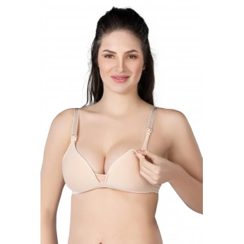 MARSİLYAN™ TEN MI  1422 Modal Cotton Kaplı Emzirme Sütyen