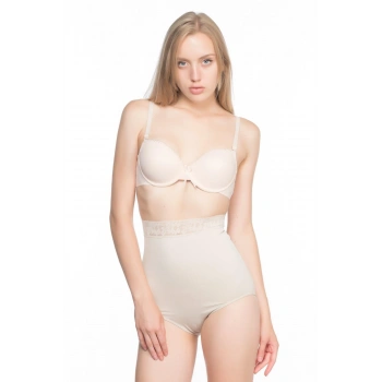 MARSİLYAN™ TEN MI  2028 Dantelli Yüksek Bel Slip Korse