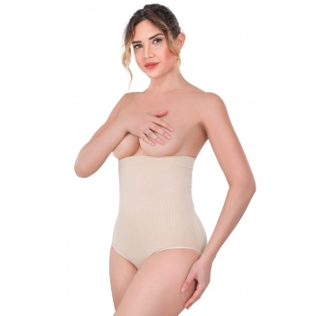 MARSİLYAN™ TEN MI  2080 Yüksek Bel Çıtçıtlı Slip Korse