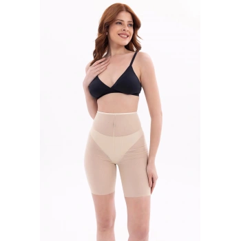 MARSİLYAN™ TEN MI  2705 Lazer Tül Boxer Hayalet Korse