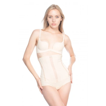 MARSİLYAN™ TEN MI  2886 Yüksek Bel Tül Slip Lazer Korse