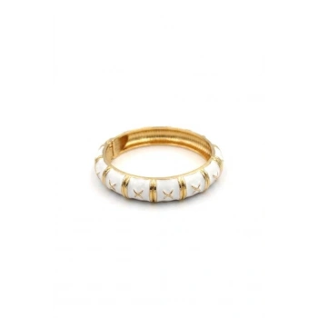 TF Sim Mineli Bilezik - Beyaz