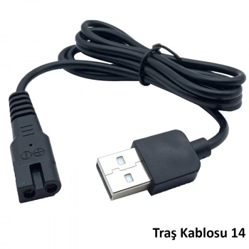 TIRAŞ MAKİNALARI İÇİN USB ŞARJ KABLOSU (14) (4887)