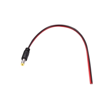 TK 34 FİŞ KABLOLU TEK UÇLU KAMERA İÇİN 20 CM DC POWER JACK KABLOLU (4887)