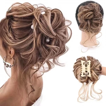 Tokalı Kuyruklu Dağınık Topuz  - Balköpüğü Kahverengi Röfleli