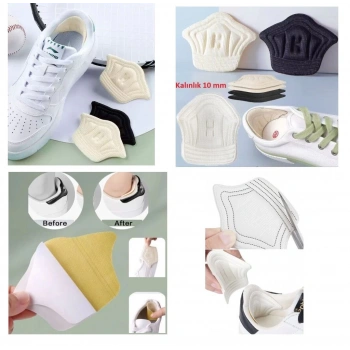 Topuk Daraltma ve Vurma Önleyici 10 mm Ayakkabı Pedleri